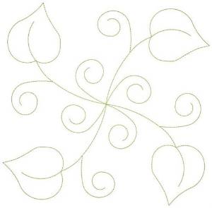 Picture of Ivy Swirl Machine Embroidery Design