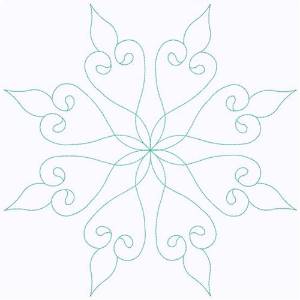 Picture of Pinwheel Machine Embroidery Design