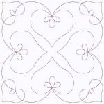 Picture of Swirl Of Hearts Machine Embroidery Design