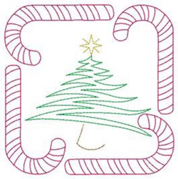 Picture of Christmas Tree Machine Embroidery Design