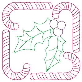 Sweet Holly Machine Embroidery Design