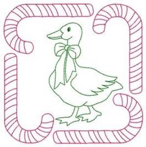 Picture of Sweet Goose Machine Embroidery Design