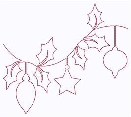 Christmas Ornaments Machine Embroidery Design