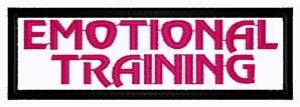 Picture of Emotional Training Patch Machine Embroidery Design