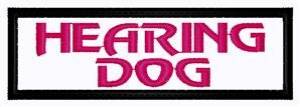 Picture of Hearing Dog Patch Machine Embroidery Design