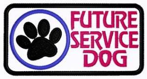 Picture of Future Service Dog Patch Machine Embroidery Design