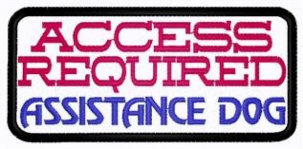 Picture of Access Required Patch Machine Embroidery Design