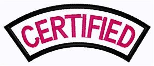 Certified Patch Machine Embroidery Design