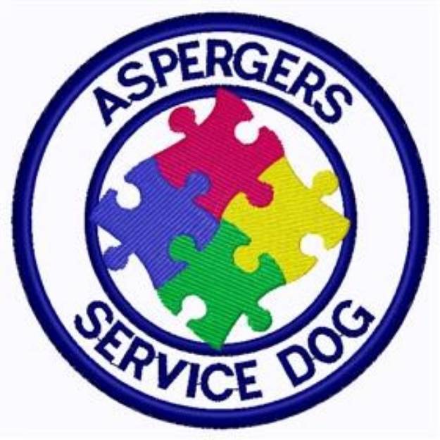 Picture of Aspergers Patch Machine Embroidery Design