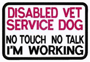 Picture of Disabled Vet Patch Machine Embroidery Design