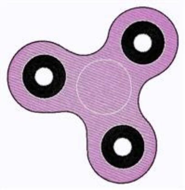 Picture of Fidget Spinner Machine Embroidery Design