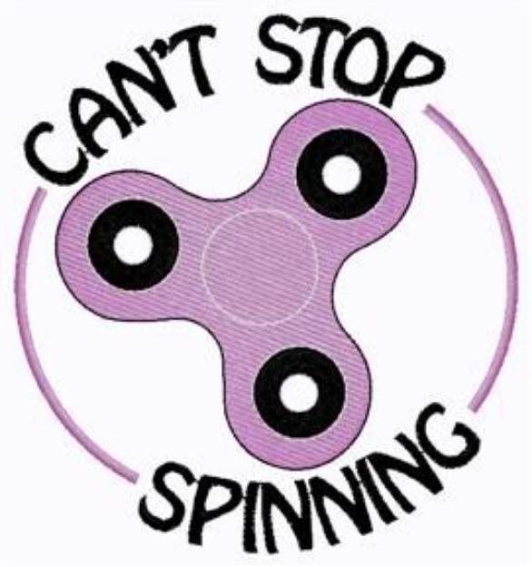 Picture of Cant Stop Spinning Machine Embroidery Design