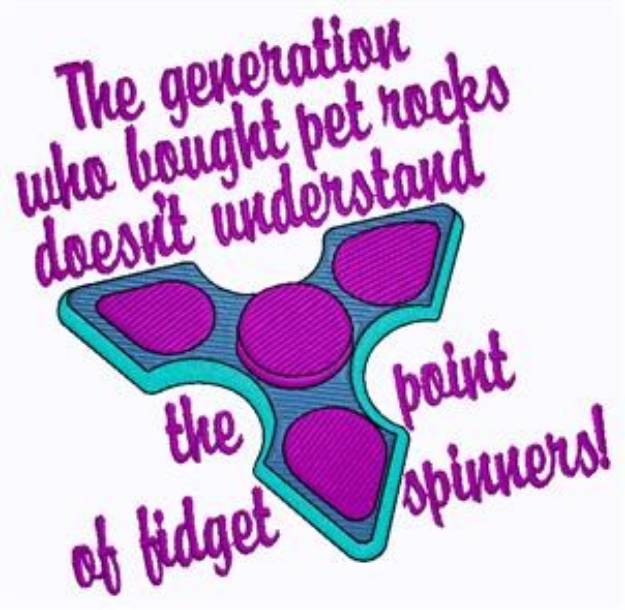 Picture of Generation Of Fidget Spinners Machine Embroidery Design