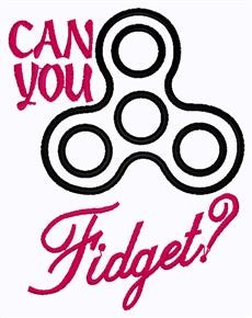 Can You Fidget? Machine Embroidery Design