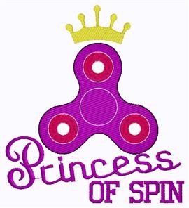 Princess Of Spin Machine Embroidery Design