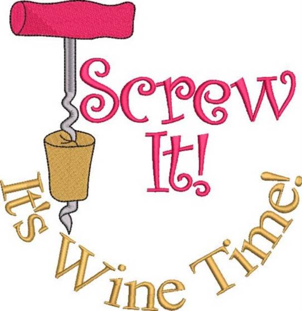 Picture of Screw It Machine Embroidery Design