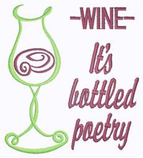 Poetry Machine Embroidery Design