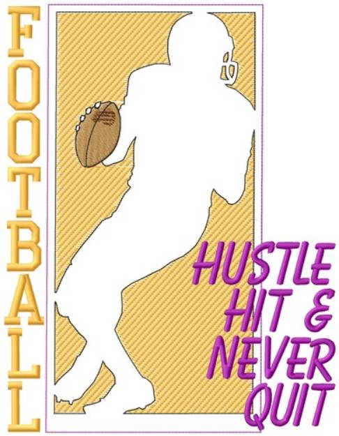Picture of Hustle Hit Machine Embroidery Design