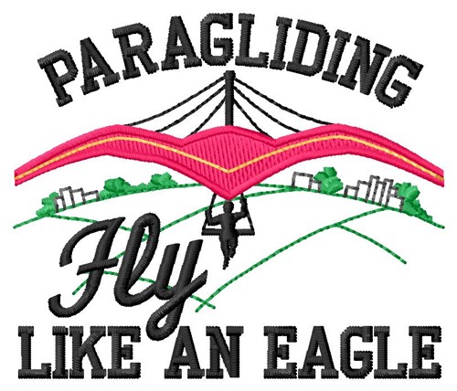 Fly Like Eagle Machine Embroidery Design