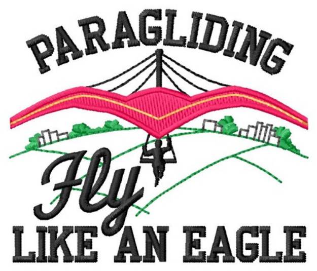 Picture of Fly Like Eagle Machine Embroidery Design