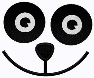 Picture of Panda Bear Face Machine Embroidery Design