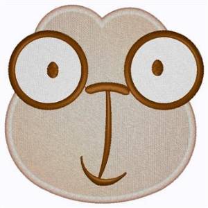 Picture of Monkey Face Machine Embroidery Design