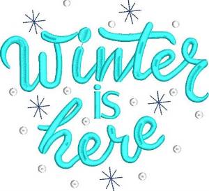Picture of Winter Is Here Machine Embroidery Design