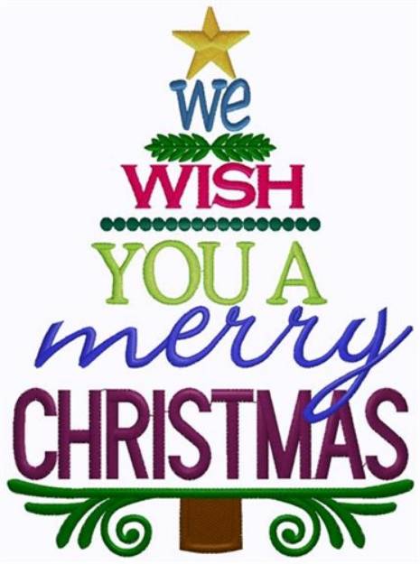 Picture of Have A Merry Christmas Machine Embroidery Design