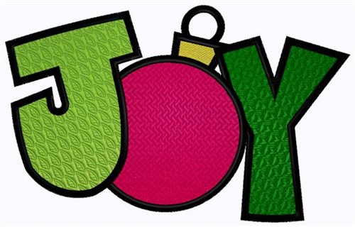 Christmas Joy Machine Embroidery Design
