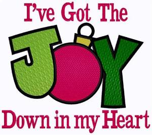 Picture of Joy In My Heart Machine Embroidery Design