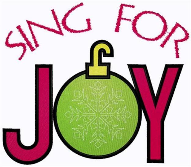 Picture of Sing For Joy Machine Embroidery Design