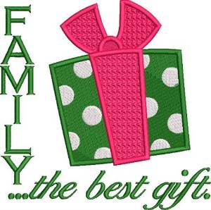 Picture of Family, The Best Gift Machine Embroidery Design
