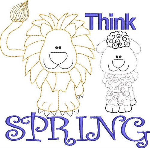 Thing Spring! Machine Embroidery Design