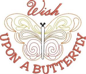Picture of Wish Upon A Butterfly Machine Embroidery Design
