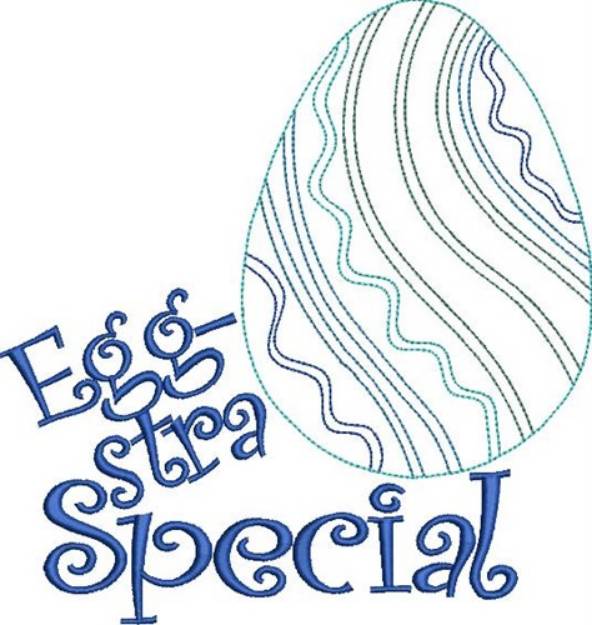 Picture of EGG-stra Special Outline Machine Embroidery Design