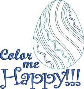 Picture of Color Me Happy!!! Machine Embroidery Design