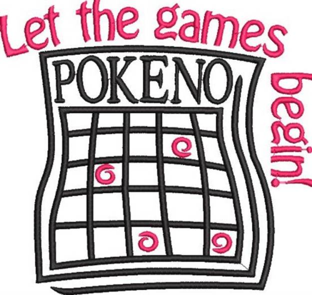 Picture of Let The Games Begin! Machine Embroidery Design