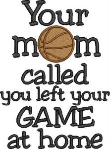 Picture of Basketball Sass Machine Embroidery Design