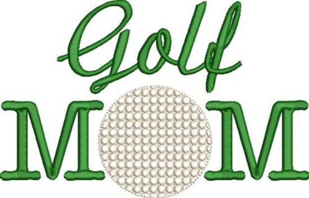Picture of Golf Mom Machine Embroidery Design