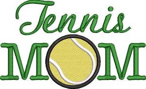 Picture of Tennis Mom Machine Embroidery Design