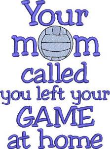 Picture of Volleyball Sass Machine Embroidery Design