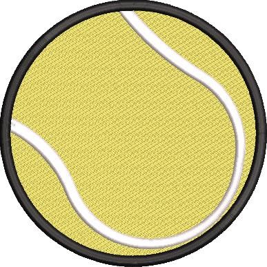 Tennis Ball Machine Embroidery Design