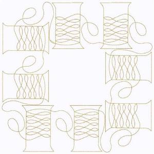 Picture of Thread Spools Machine Embroidery Design