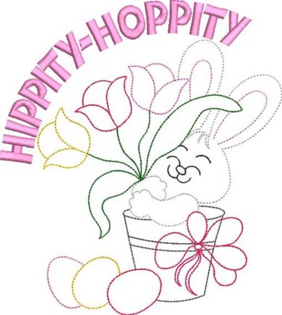 Picture of Hippity-Hoppity Machine Embroidery Design