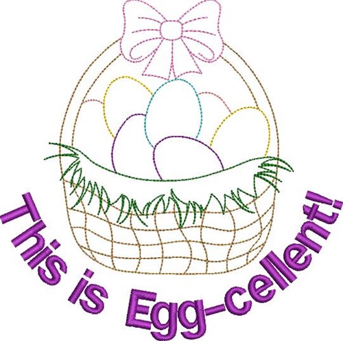 Egg-cellent Machine Embroidery Design