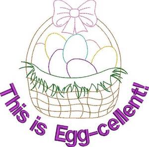 Picture of Egg-cellent Machine Embroidery Design