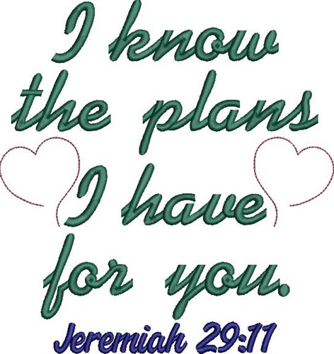 I Know The Plans Machine Embroidery Design