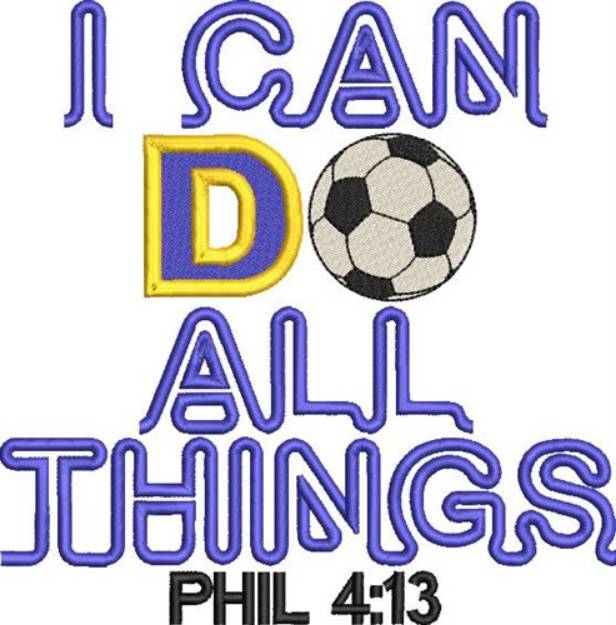 Picture of All Things Soccer Machine Embroidery Design