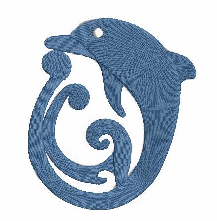 Aihe (Dolphin) Machine Embroidery Design