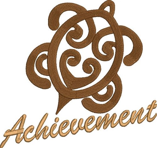 Achievement Maori Machine Embroidery Design